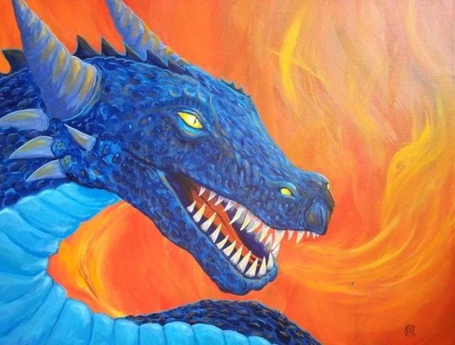Blue Dragon Fire
