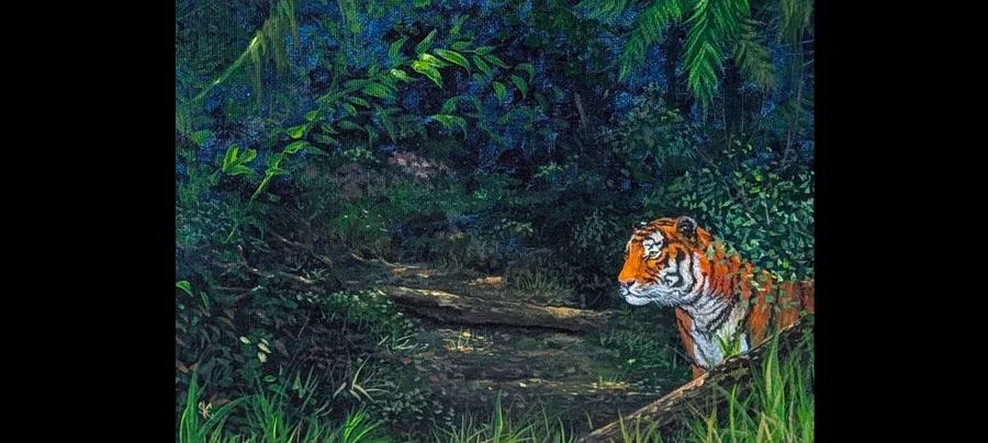 Tiger by the Trail