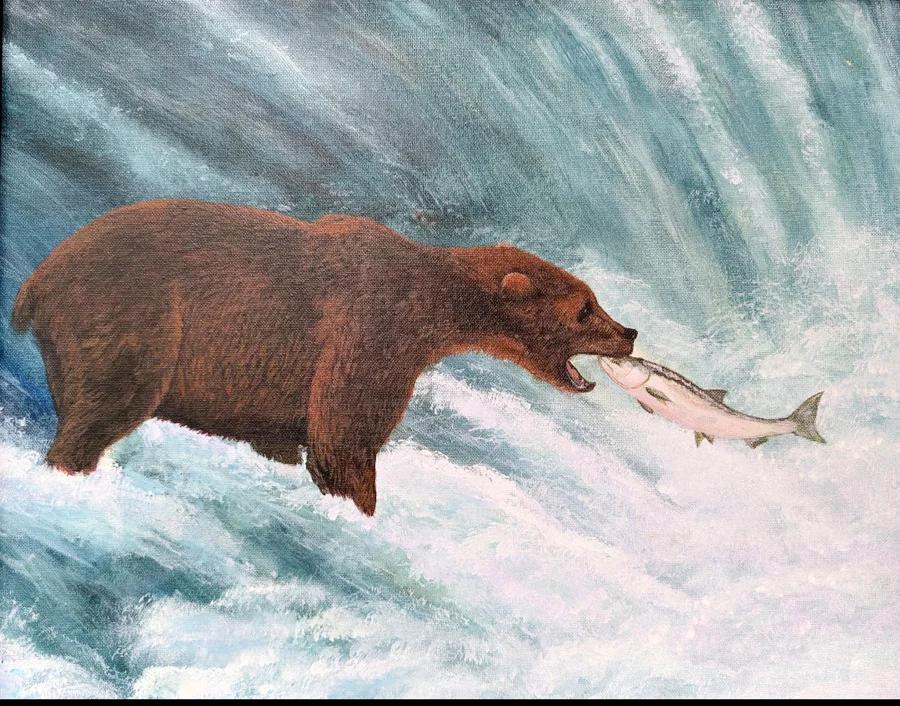 Salmon Run Bear