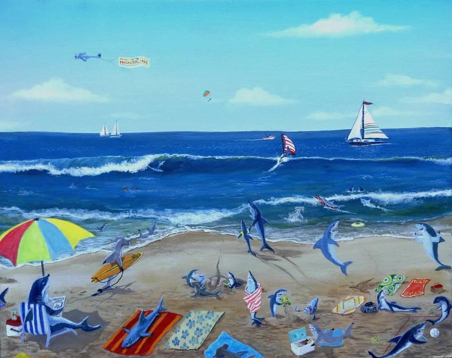 Sharks Day at the Beach