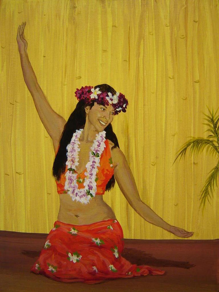 Pacific Island Girl Dancer