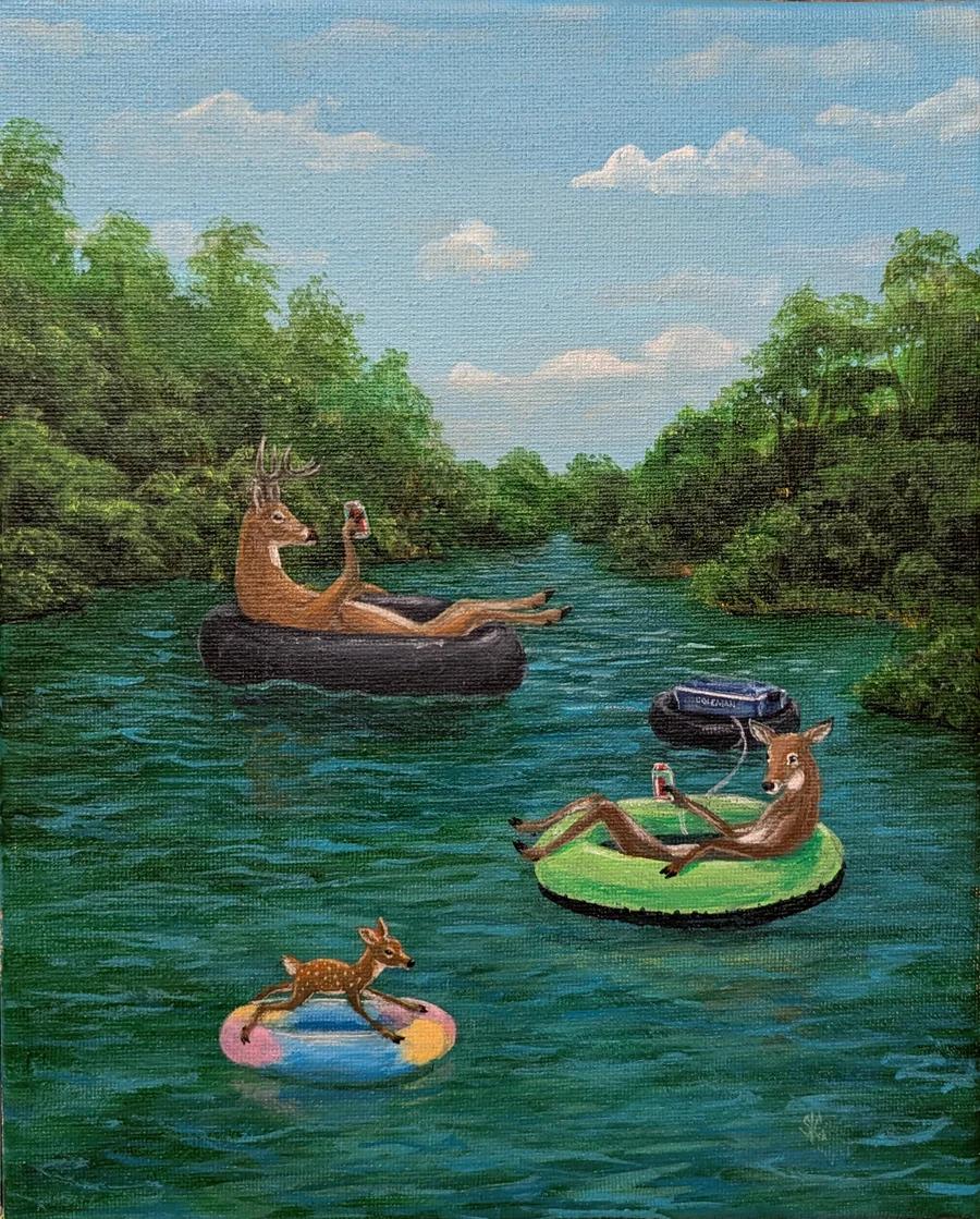 Deer Beer: Tubing