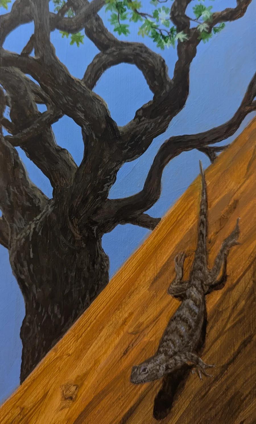 Lizard and Oak