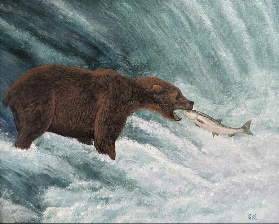 Salmon Run Grizzly